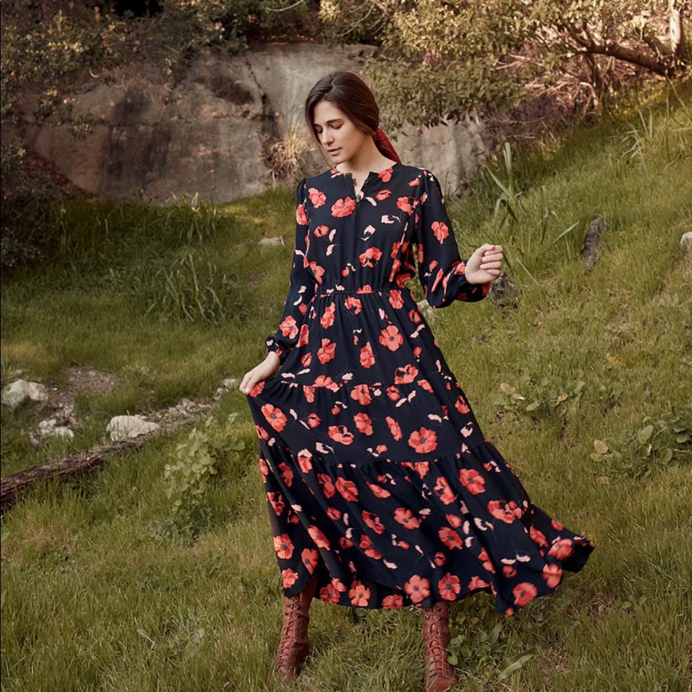 Christy Dawn River Dress / Night Poppy